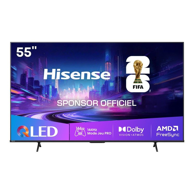 Acheter Tv Qled 55'' Hisense 55e7q Pro Bon état - 429,00 € Tv Qled 55'' Hisense 55e7q Pro Bon état - reconditionné disponible sur Electro Depot
